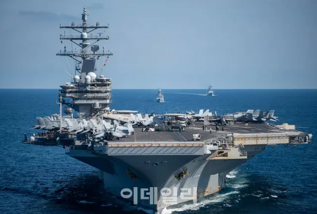 米韓合同演習における海軍の様子（画像提供:wowkorea）