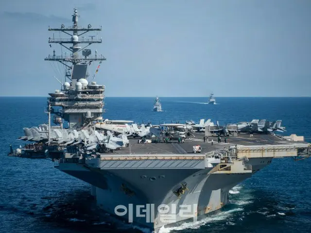 米韓合同演習における海軍の様子（画像提供:wowkorea）