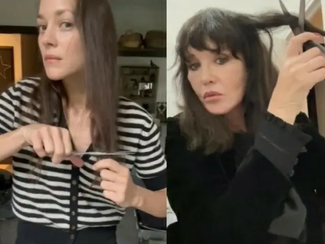 仏女優マリオン・コティヤール、ロングヘアをばっさり…イランのヒジャブめぐるデモに賛同＝韓国報道（画像提供:wowkorea）