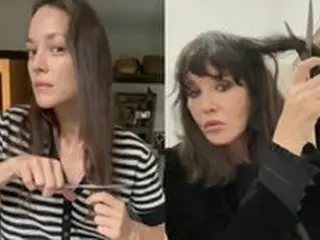 仏女優マリオン・コティヤール、ロングヘアをばっさり…イランのヒジャブめぐるデモに賛同＝韓国報道