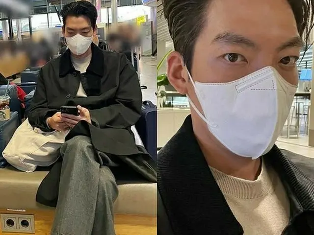 俳優キム・ウビン、女優シン・ミナがほれたすらりとしたビジュアル…マスクで隠しても隠せない”カッコよさ”（画像提供:wowkorea）