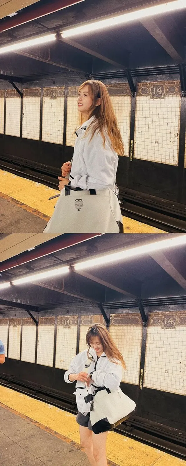 女優コ・アラ、地下鉄に乗ってNY旅行…真っ直ぐな美脚ショットを披露（画像提供:wowkorea）