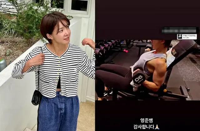 女優イ・シヨン、男性も驚きの筋肉質ボディー…トレーニングに夢中な“女戦士”（画像提供:wowkorea）