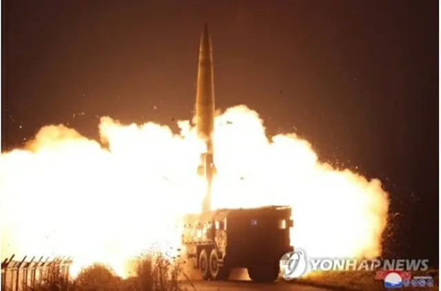 北朝鮮が10日に公開した戦術核運用部隊の軍事訓練＝（朝鮮中央通信＝聯合ニュース）≪転載・転用禁止≫