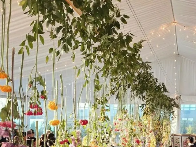 “米NYで挙式”女優コン・ヒョジン、たくさんの花で飾られた結婚式場内部を公開！（画像提供:wowkorea）