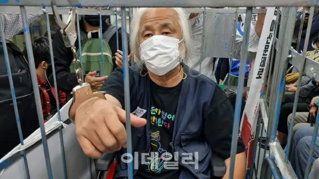 全障連が地下鉄デモを再開…ソウル地下鉄5・9号線が「混雑」＝韓国（画像提供:wowkorea）