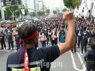 尹政権の初年度、集会・デモ増加…検挙数すでに例年平均を超える＝韓国報道