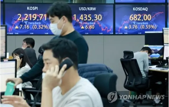 銀行のディーリングルーム＝（聯合ニュース）