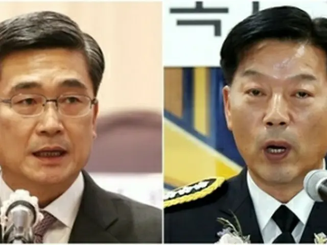 徐旭氏（左）と金洪熙氏（資料写真）＝（聯合ニュース）