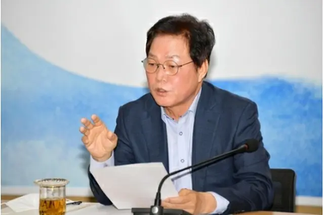 朴完洙・慶尚南道知事（同道提供）＝（聯合ニュース）≪転載・転用禁止≫