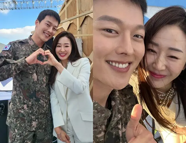 “軍人”チャン・ギヨン、“ハートポーズ”は別の女性と“サプライズ近況”をキャッチ1（画像提供:wowkorea）