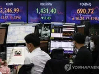 韓国総合株価指数が反発　１．０４%高