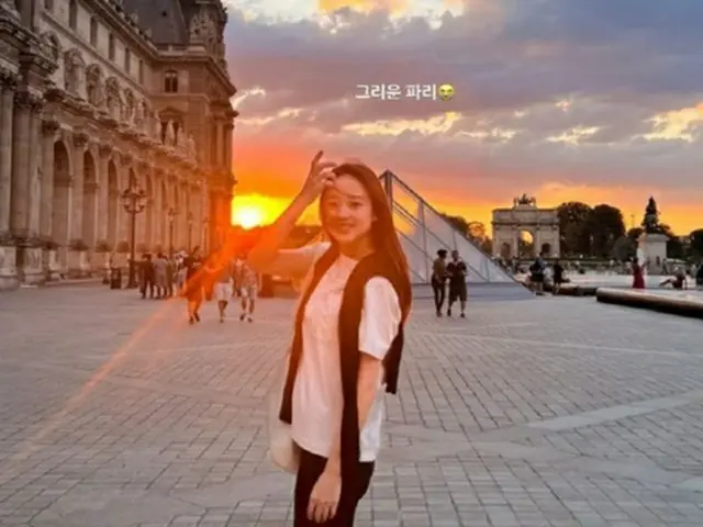 元新体操韓国代表ソン・ヨンジェ、絵画のようなフランス新婚旅行（画像提供:wowkorea）