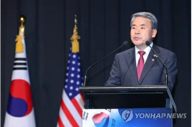 ２５日にソウル市内のホテルで開催された「韓米同盟平和カンファレンス」に出席した李氏（資料写真）＝（聯合ニュース）