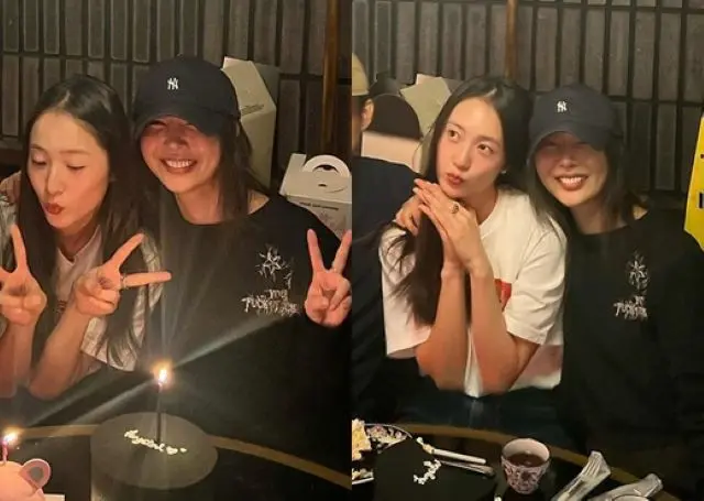クリスタル（元f(x)）、“「NewJeans」の生みの親”ミン・ヒジンから誕生日のお祝いハグ…「パーティーはまだ3回も残っている」（画像提供:wowkorea）