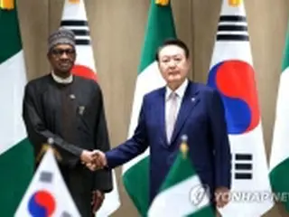 尹大統領　１０年ぶり来韓のナイジェリア大統領と会談
