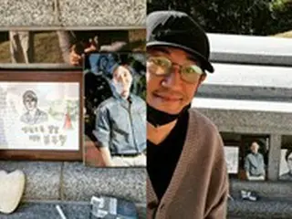 突然の訃報から5年…俳優ハン・ジョンス、故キム・ジュヒョクさんの命日を前にお墓参りへ「いつもありがとうジュヒョク」