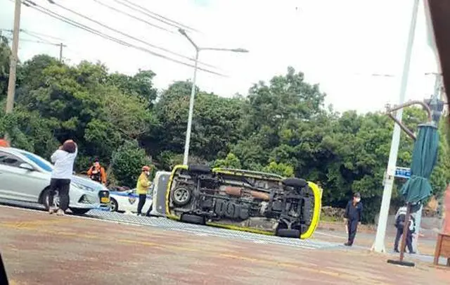 心停止の患者乗せた救急車、1トントラックと衝突...患者死亡・5人負傷＝韓国済州島（画像提供:wowkorea）
