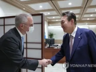 尹大統領がＣＥＰＩトップと面会　国際社会の協力強化へ支援約束