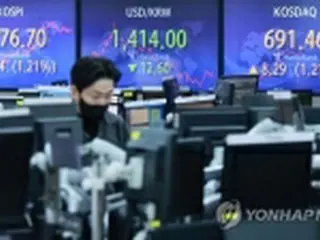 韓国総合株価指数が続伸　１．７４%高