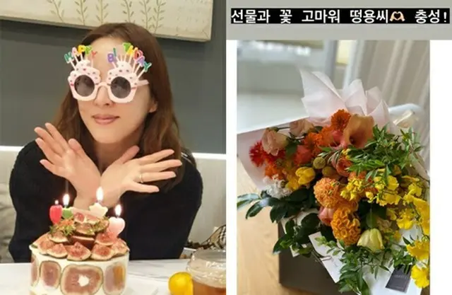女優ハン・ヘジン、誕生日パーティーをする日常を公開（画像提供:wowkorea）