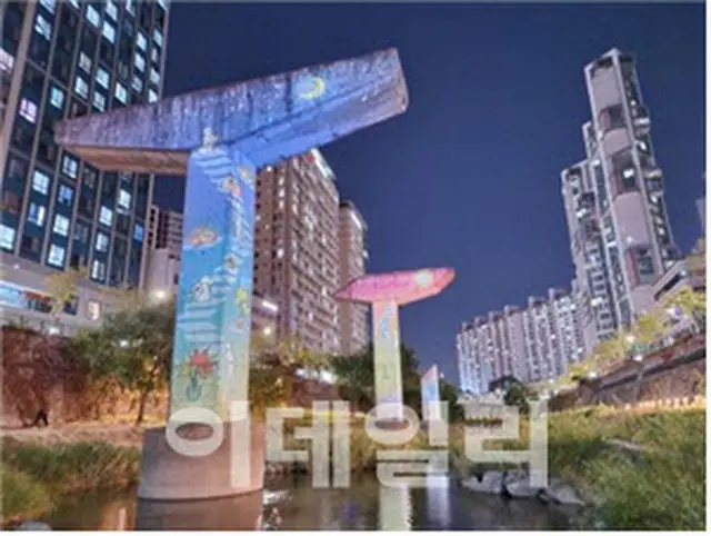 ソウル清渓川に新たなライトアップ名所が誕生＝韓国（画像提供:wowkorea）