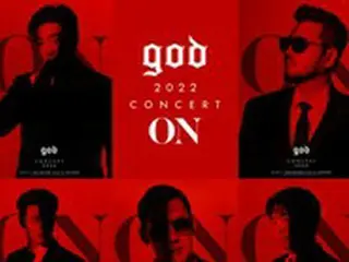 「god」、23周年コンサート「2022 god ON」個人ポスターを公開…赤い照明の下あふれるカリスマ