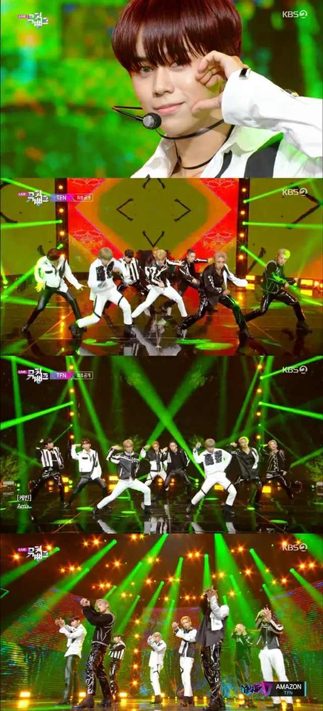 「TFN」、音楽番組で完璧なパフォーマンス…「スネークダンス」も披露（画像提供:wowkorea）
