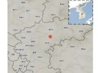 韓国中部でＭ４．１の地震発生　今年最大規模