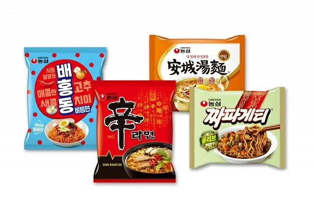 農心の麺製品（画像提供:wowkorea）