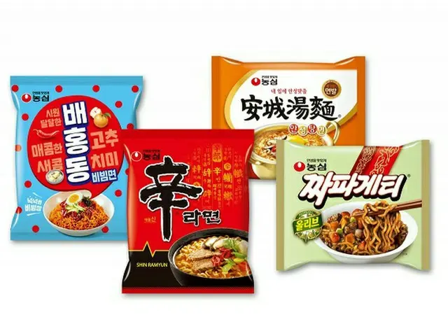 農心の麺製品（画像提供:wowkorea）