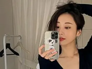 キョンリ（元NINE MUSES）、優雅な猫そのもの…美しいスタイルで“今日の運動も終わり”