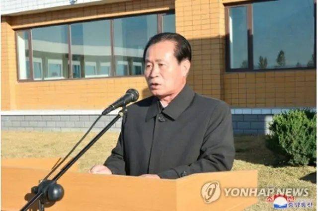 朴正天（パク・ジョンチョン）党書記（軍事担当）＝（朝鮮中央通信＝聯合ニュース）≪転載・転用禁止≫