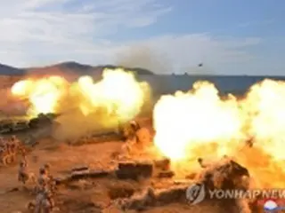 北朝鮮がまた南北合意違反　深夜に砲撃約80発＝韓米訓練延長に反発か