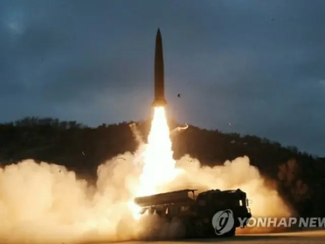 北朝鮮の弾道ミサイル（資料写真）＝（朝鮮中央通信＝聯合ニュース）≪転載・転用禁止≫
