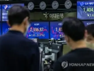 韓国総合株価指数が反発　０．８３%高