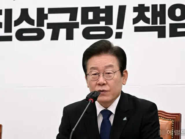 韓国野党“共に民主党”のイ・ジェミョン（李在明）代表（画像提供:wowkorea）