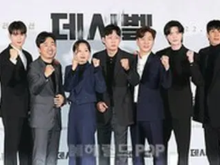 【フォト】俳優キム・レウォン＆イ・ジョンソクら、映画「デシベル」のマスコミ試写会に出席