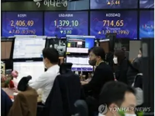 韓国総合株価指数が４日続伸　１．０６%高
