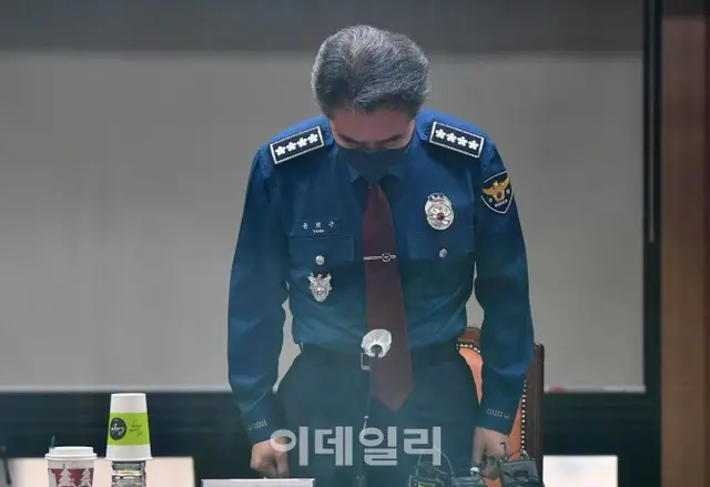 ＜梨泰院事故＞警察庁長官、謝罪と共に犠牲者へ黙祷（画像提供:wowkorea）