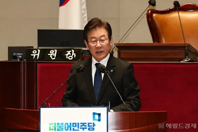 李在明、共に民主党代表（画像提供:wowkorea）