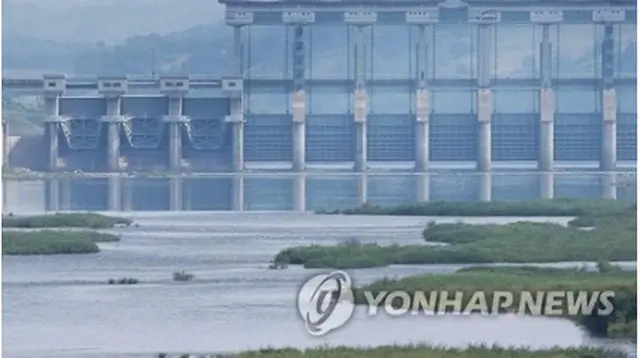 遺体が発見された郡南ダム（資料写真）＝（聯合ニュースTV）