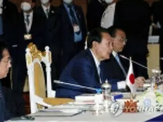 尹大統領「韓中日協力メカニズムの活性化期待」