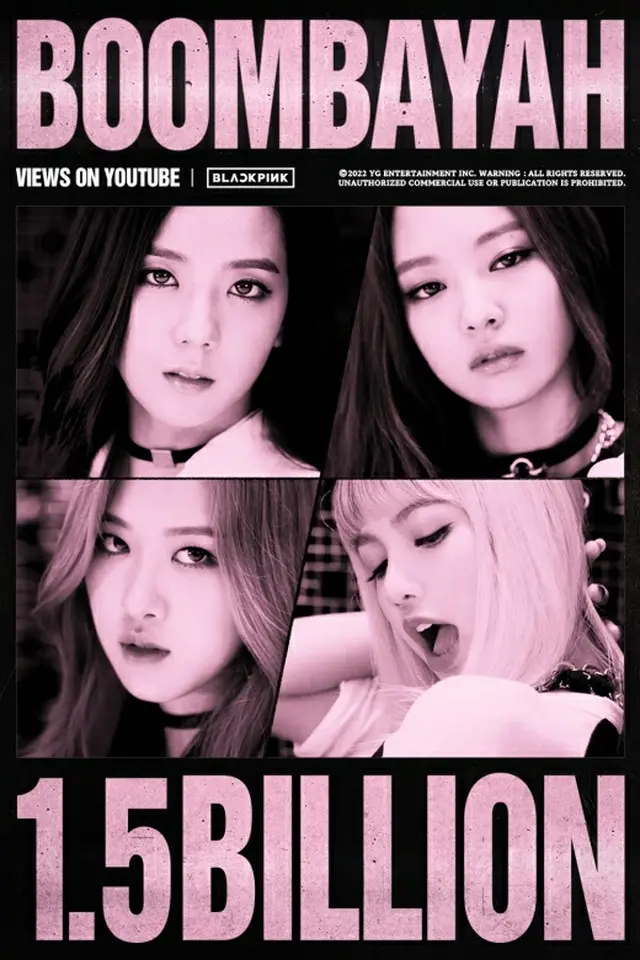 公式】「BLACKPINK」、「BOOMBAYAH」ミュージックビデオが15億ビュー突破（画像提供:wowkorea）