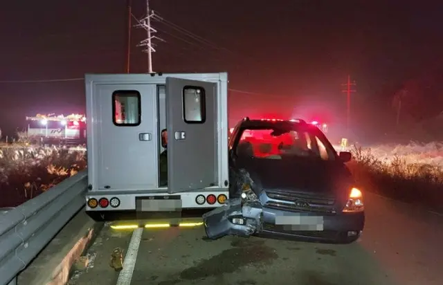 飲酒運転の車、警戒勤務していた軍用車両に衝突…軍人1人死亡、2人負傷＝韓国（画像提供:wowkorea）