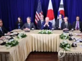 ［速報］韓米日首脳　共同声明採択＝「北朝鮮への抑止強化」