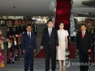 尹大統領がインドネシア到着　Ｇ２０サミット出席へ