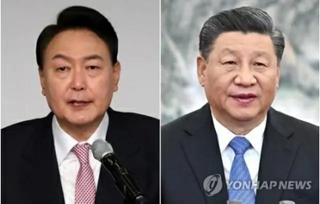 尹大統領（左）と習主席（資料写真）＝（聯合ニュース）