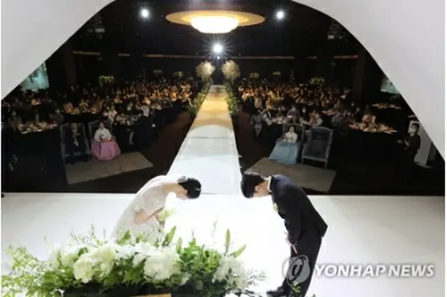 結婚式の様子（資料写真）＝（聯合ニュース）