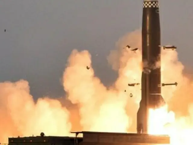 北朝鮮の短距離弾道ミサイル（資料写真）＝（聯合ニュース）≪転載・転用禁止≫